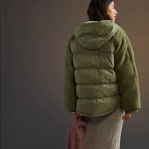 NWT Anthropologie Pilcro puffer swing jacket (XS) - Picture 4 of 10